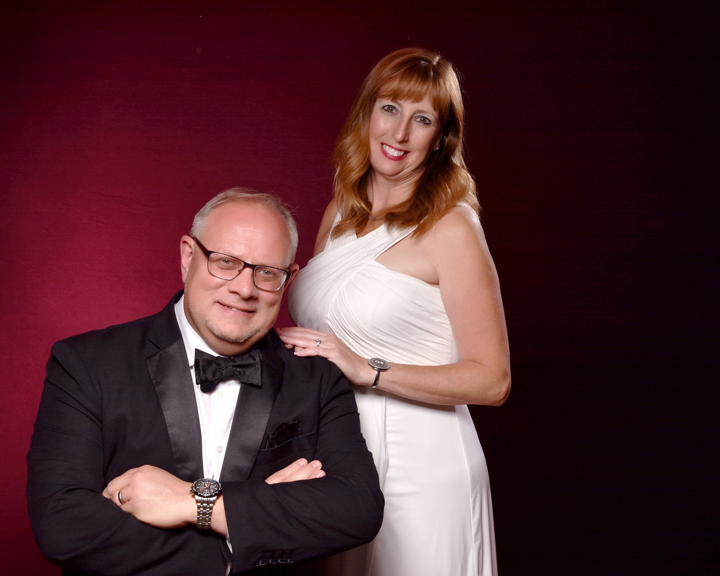 Jerry and Jill dressed for formal night